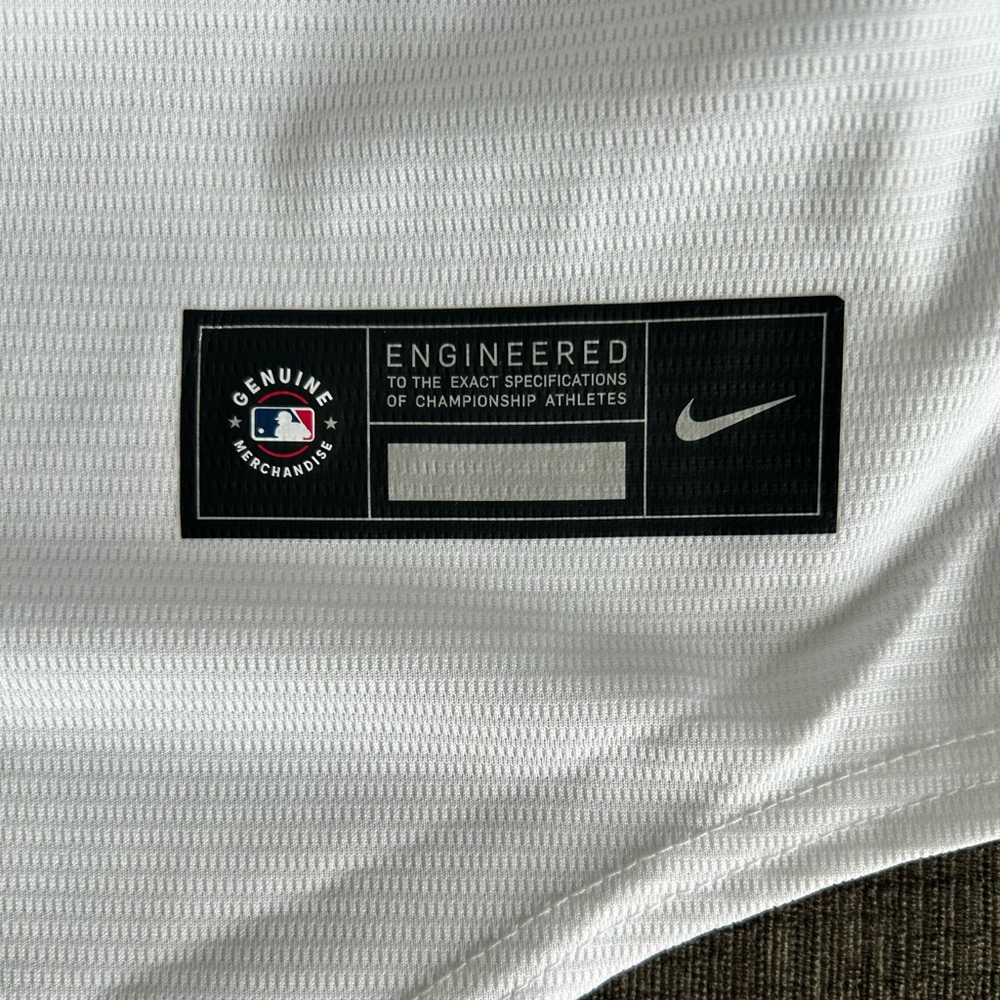 Nike Authentic Seattle Mariners MLB Baseball White Jersey Men’s Sz: M - Picture 4 of 5